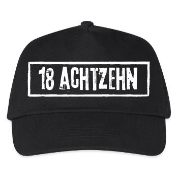18 dix-huit jupe grunge - Casquette de baseball Enfant - noir - Devant