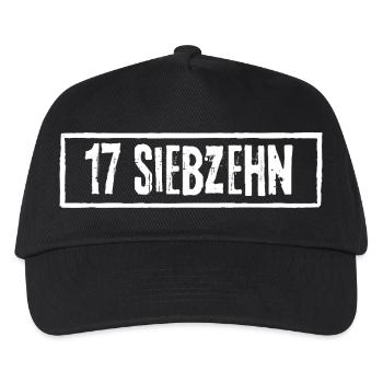 17 Dix-sept ans de punk rock - Casquette de baseball Enfant - noir - Devant