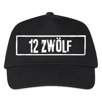 12 Douze Anniversaire Rock Grunge - Casquette de baseball Enfant - noir - Devant