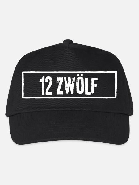 12 Zwolf  Geburtstag Rock Grunge - Kinder Basecap - Schwarz