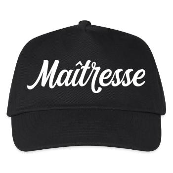 Maîtresse - Casquette de baseball Enfant - noir - Devant