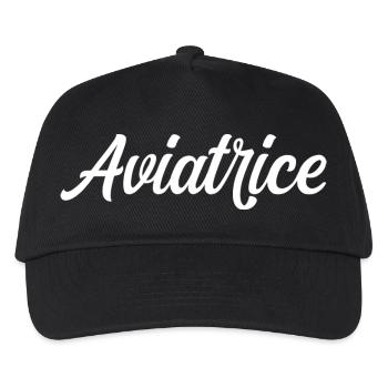 Aviator Pilot Airplane Aviation Aircraft Flight - Kids’ Baseball Cap - black - Front
