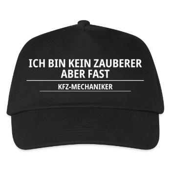 Car mechanic – Not a magician, but almost - Kids’ Baseball Cap - black - Front