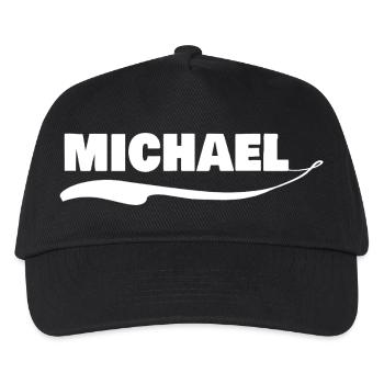 michael - Kinder Basecap - Schwarz - Vorne