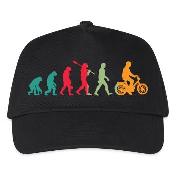 Mofa Evolution Mobylette - Casquette de baseball Enfant - noir - Devant