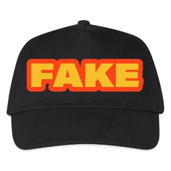 Fake - Kids’ Baseball Cap - black - Front