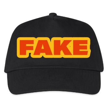 Fake - Kids’ Baseball Cap - black - Front