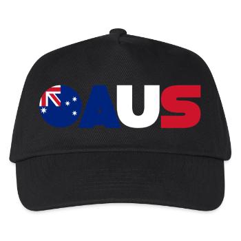 Australia - Kids’ Baseball Cap - black - Front