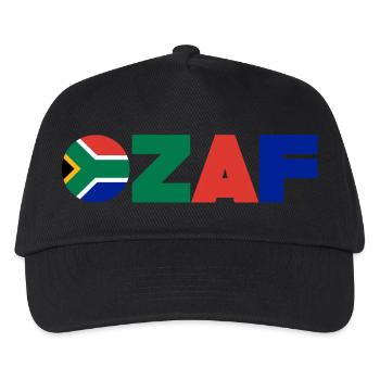 Südafrika - Kinder Basecap - Schwarz - Vorne