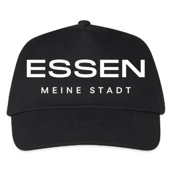 Essen - Kinder Basecap - Schwarz - Vorne