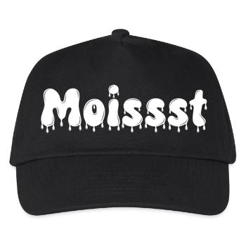 Moist Dripping Text - Kids’ Baseball Cap - black - Front