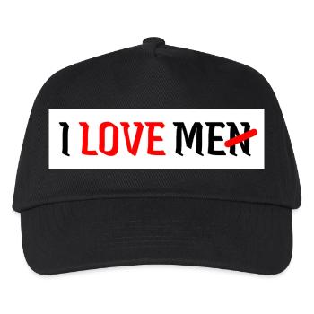 I love me i love men men self-love woman - Kids’ Baseball Cap - black - Front