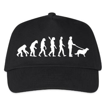 Evolution to Dog Walker - Kids’ Baseball Cap - black - Front
