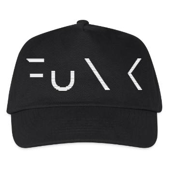 Funk Design Minimalist für Konzert und Festival - Kinder Basecap - Schwarz - Vorne