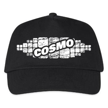 First name Cosmo - Kids’ Baseball Cap - black - Front