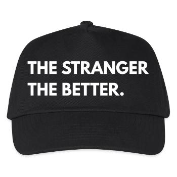 The Stranger The Better - Kinder Basecap - Schwarz - Vorne