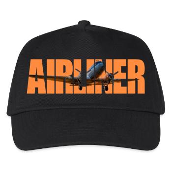 Airliner DC-3 - Kinder Basecap - Schwarz - Vorne