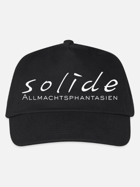 Solide Allmachtsphantasien - Kinder Basecap - Schwarz