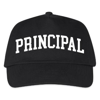 Principal of the Minimalist School - Kids’ Baseball Cap - black - Front