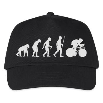 Cycliste Evolution - Casquette de baseball Enfant - noir - Devant