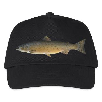 fish471 - Kinder Basecap - Schwarz - Vorne