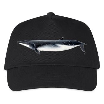 Fin whale - Brydes whale - tropical rorqual - Kids’ Baseball Cap - black - Front