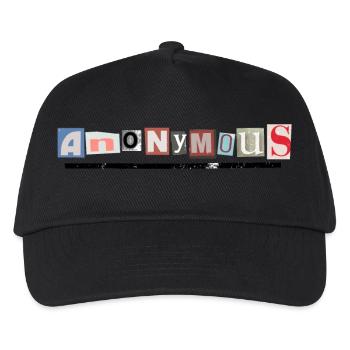 Anonymous - Kinder Basecap - Schwarz - Vorne