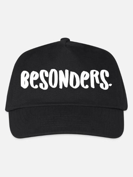 besonders. - Kinder Basecap - Schwarz