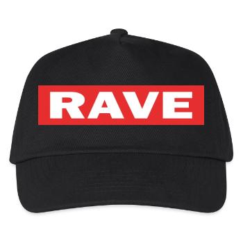 Rave - Casquette de baseball Enfant - noir - Devant