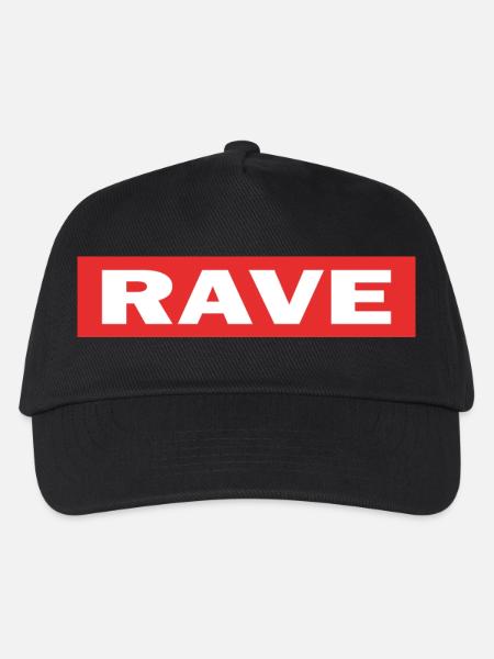Rave - Basecap til børn - sort