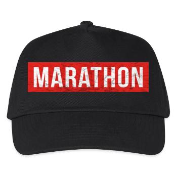 marathon - Kids’ Baseball Cap - black - Front
