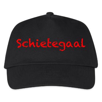 schietegaal Ostfrieslandsprüche Low German - Kids’ Baseball Cap - black - Front