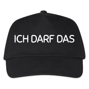 Je peux faire - Casquette de baseball Enfant - noir - Devant