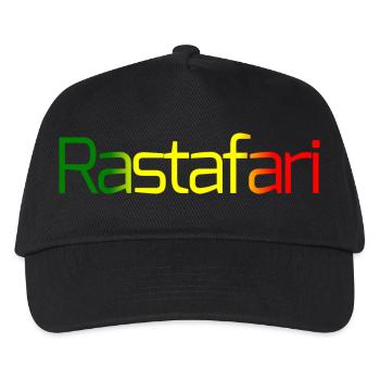 Rastafari - Kinder Basecap - Schwarz - Vorne