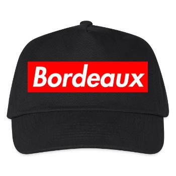 Bordeaux, Stadt in Frankreich - Kinder Basecap - Schwarz - Vorne