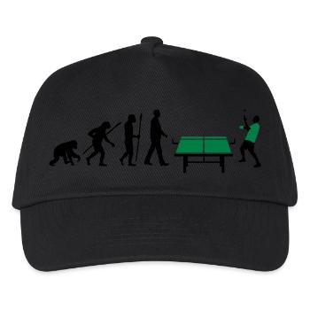 evolution_table_tennis_072012_a_2c - Kinder Basecap - Schwarz - Vorne