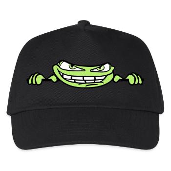 masquer texte texte écrire mur mur meme g - Casquette de baseball Enfant - noir - Devant