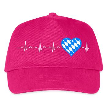 HERZSCHLOG BAYERN - Kinder Basecap - Fuchsia - Vorne