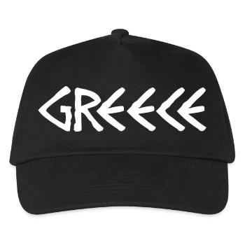 Glyphes grecs avec motif de flèche - Casquette de baseball Enfant - noir - Devant