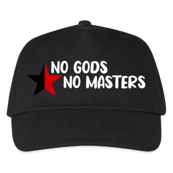 No Gods No Masters - Kinder Basecap - Schwarz - Vorne