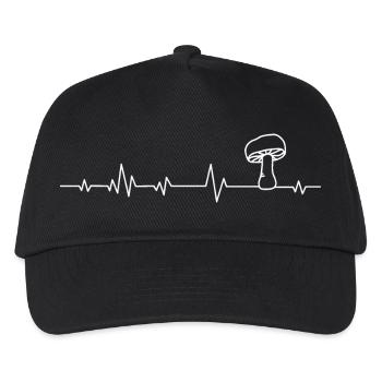 Champignons Champignons cèpe - Casquette de baseball Enfant - noir - Devant