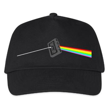 cassette - Kids’ Baseball Cap - black - Front