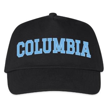 Columbia – Classic College Design - Kids’ Baseball Cap - black - Front