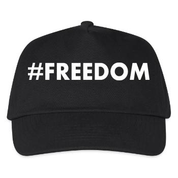 FREEDOM - Kids’ Baseball Cap - black - Front