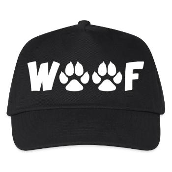 Barking dog (white) - Kids’ Baseball Cap - black - Front