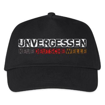 New German wave - Kids’ Baseball Cap - black - Front