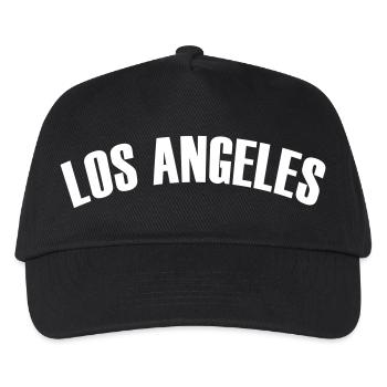 los angeles shirt - Kinder Basecap - Schwarz - Vorne