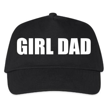 Girl dad - Kinder Basecap - Schwarz - Vorne
