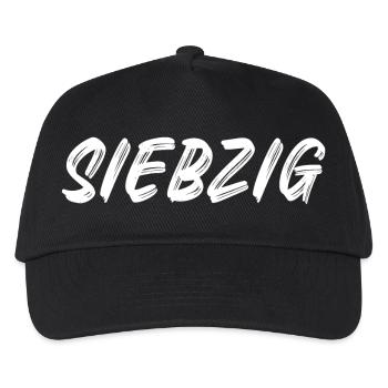 70. Geburtstag - Siebzig - 70 - Kinder Basecap - Schwarz - Vorne