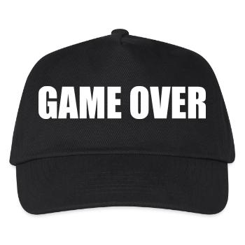 Game over - Casquette de baseball Enfant - noir - Devant